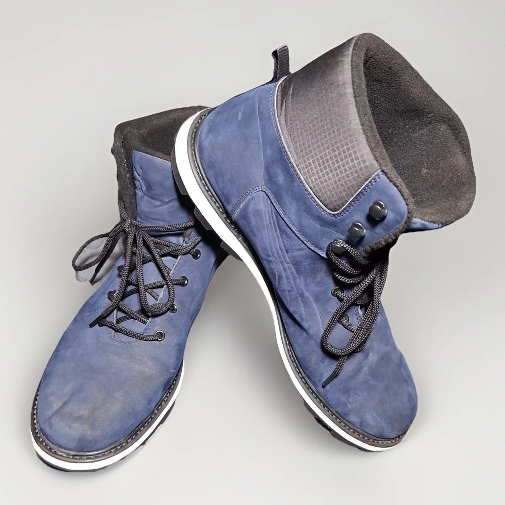 Puma Desierto Mid Mens Navy Blue Nubuck  Boot Size 14